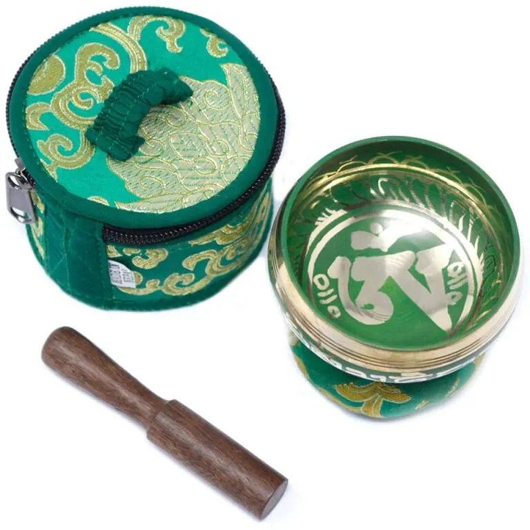 Mini tibetská miska zelená