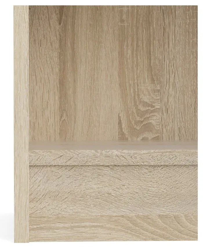 Knižnica v dubovom dekore Tvilum Basic, 79 x 107 cm