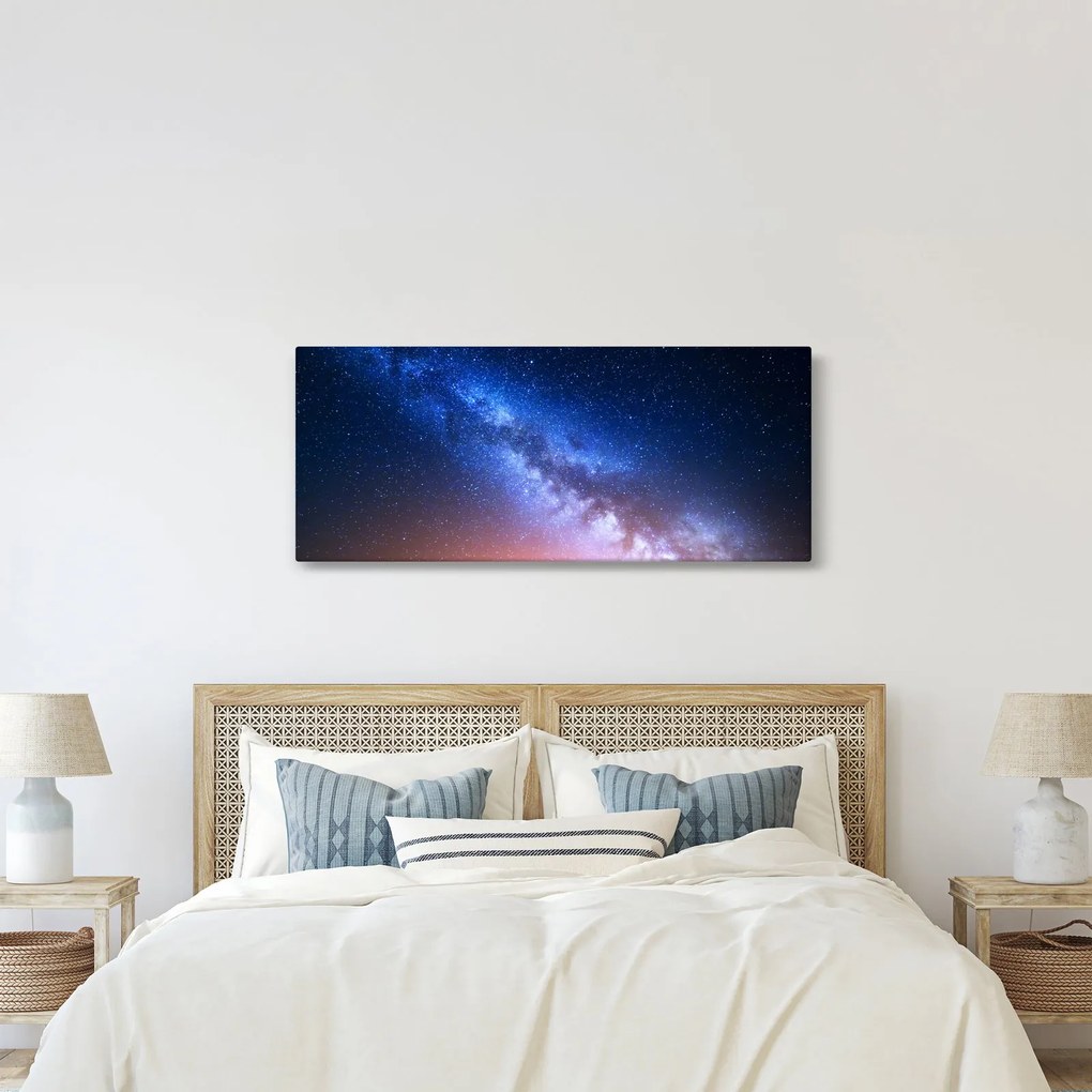Obraz - Nočné krásy hviezd (120x50 cm)