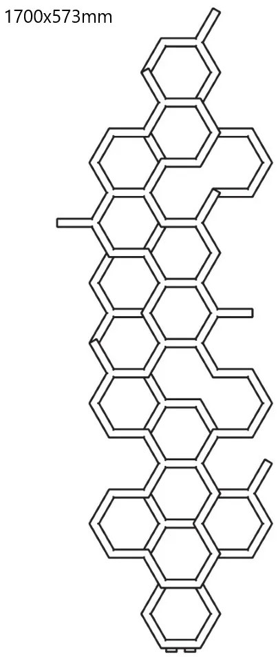 Terma Hex 1700x573 vodný radiátor Soft 3028 ZX