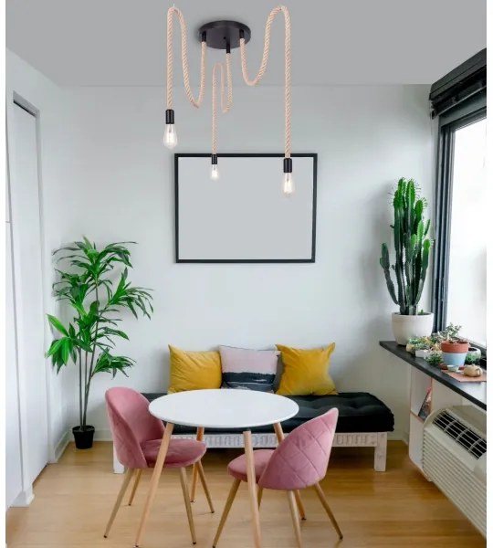 Globo 69029-3H1 - Luster na lanku ULLEU 3xE27/60W/230V pavúk