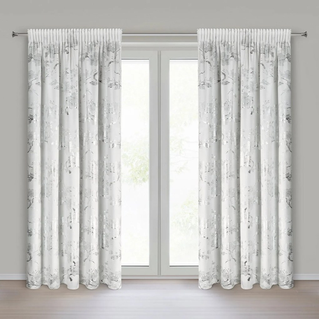 ZATEMŇOVACÍ ZÁVES NA PÁSKE CELIA 140X270 CM VZOROVANÁ