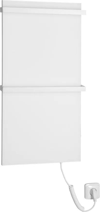 SAPHO - ELMIS elektrický sušák ručníků 400x800mm,100W,bílá mat (EB400)