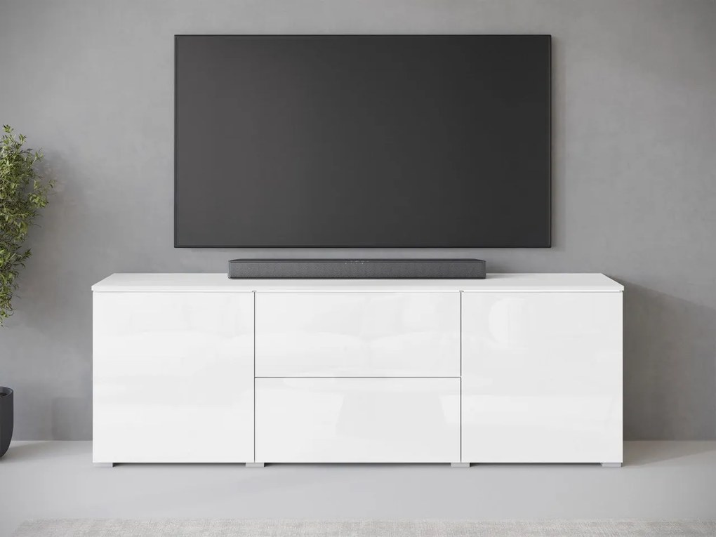 TV skrinka Sawoti 181, Farby: wotan, Osvetlenie: osvetlenie LED biele