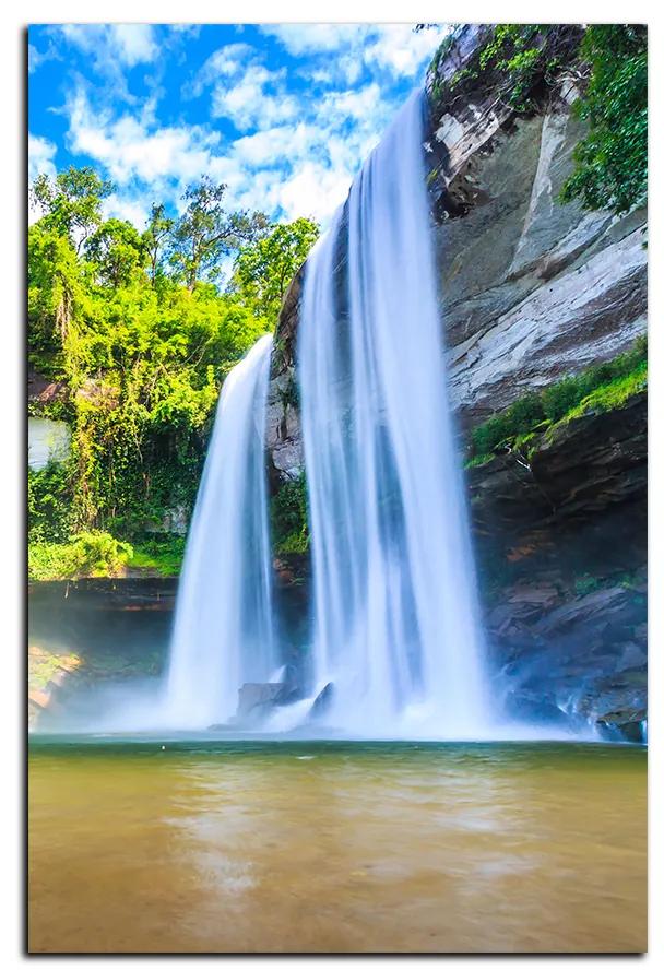 Obraz na plátne - Huai Luang vodopád - obdĺžnik 7228A (120x80 cm)