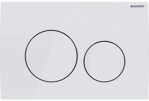 Geberit Delta20 ovládacie tlačidlo plast alpská biela 115.127.11.1