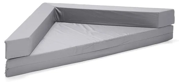 Penová rohová pohovka VERA, svetlošedá