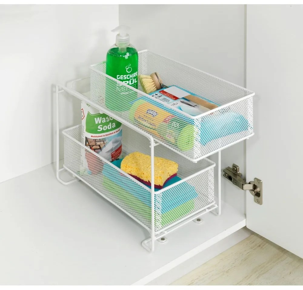 Biely kuchynský organizér Wenko Gioma