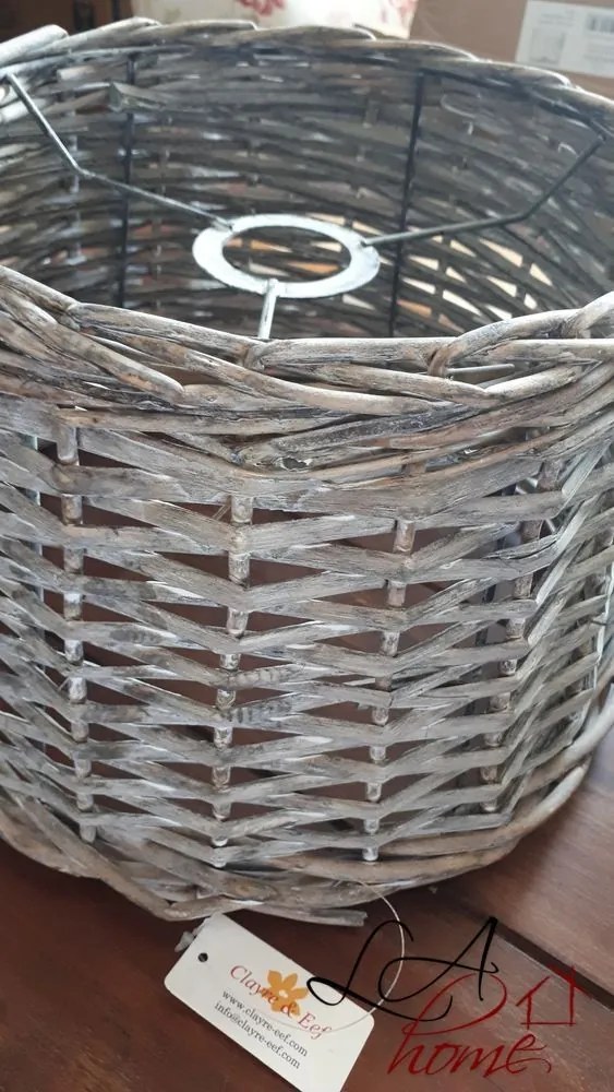Ratanové tienidlo závesná svetla - Ø 30 * 19 cm / E27
