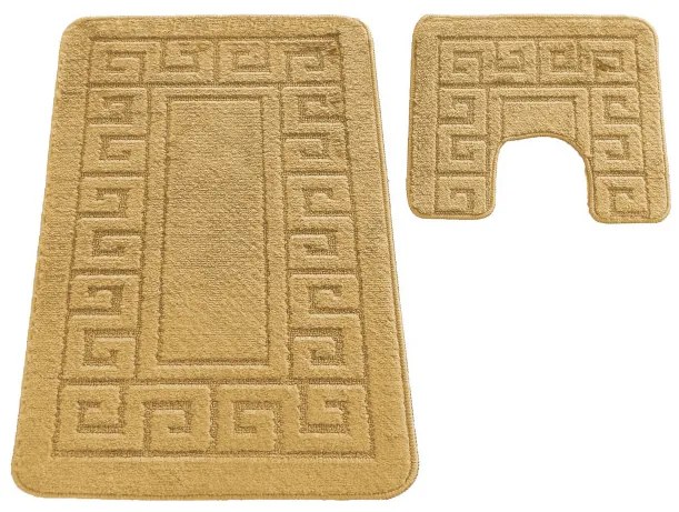 Sada kúpeľňových koberčekov Montana Ethnic Saffron