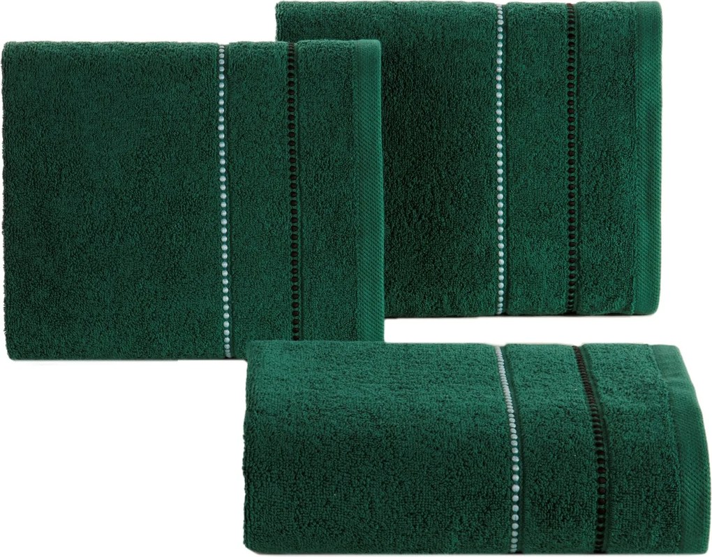 FROTÉ UTERÁK SUZI 70X140 CM TMAVOZELENÁ