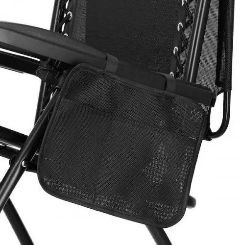 Záhradné lehátko so strieškou SPRINGOS GC0003