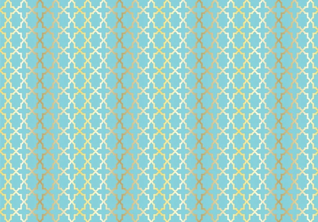 Fototapeta - Geometrická abstrakcia - pastel (254x184 cm)