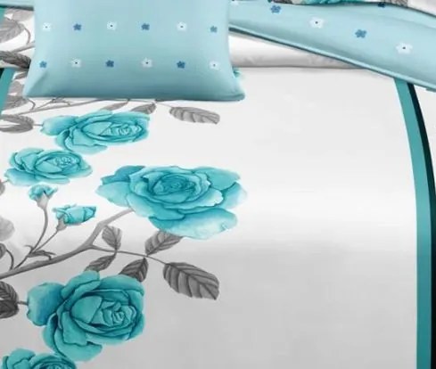 Obliečky HILDA TURQOISE 7-dielna sada 140x200 cm