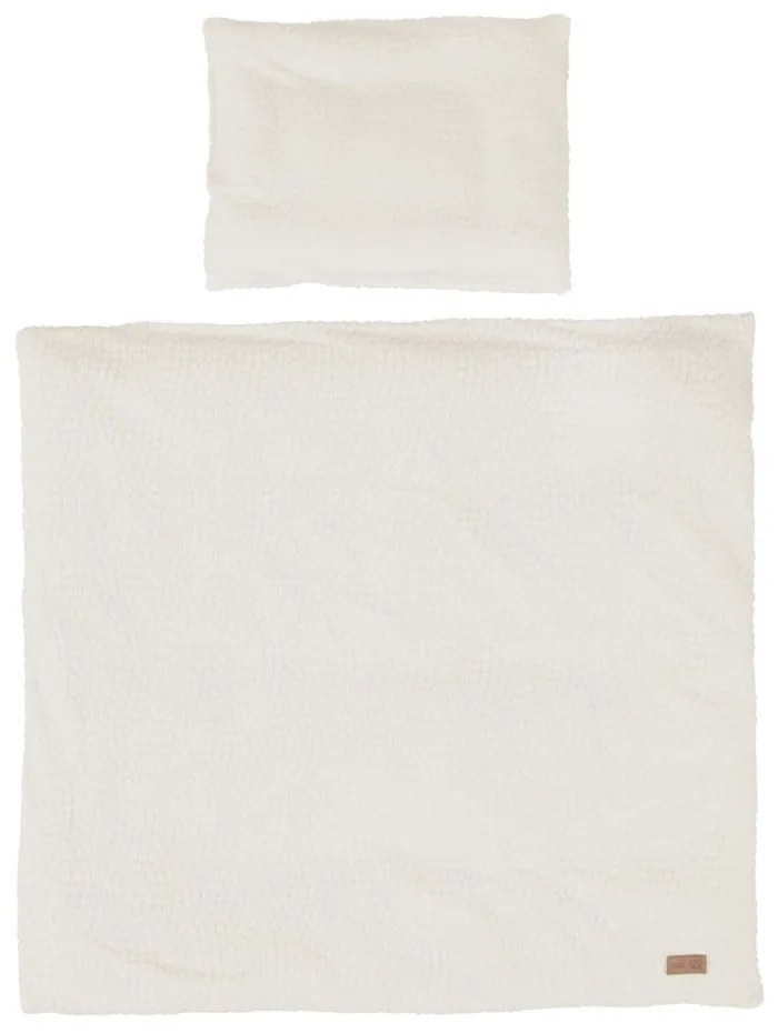 Krémové detské obliečky do postieľky 80x80 cm Seashells – Roba