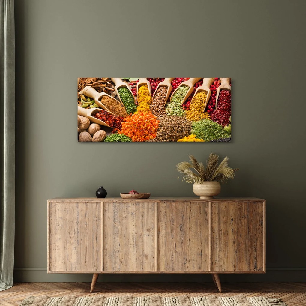 Obraz - Korenie z celého sveta (120x50 cm)