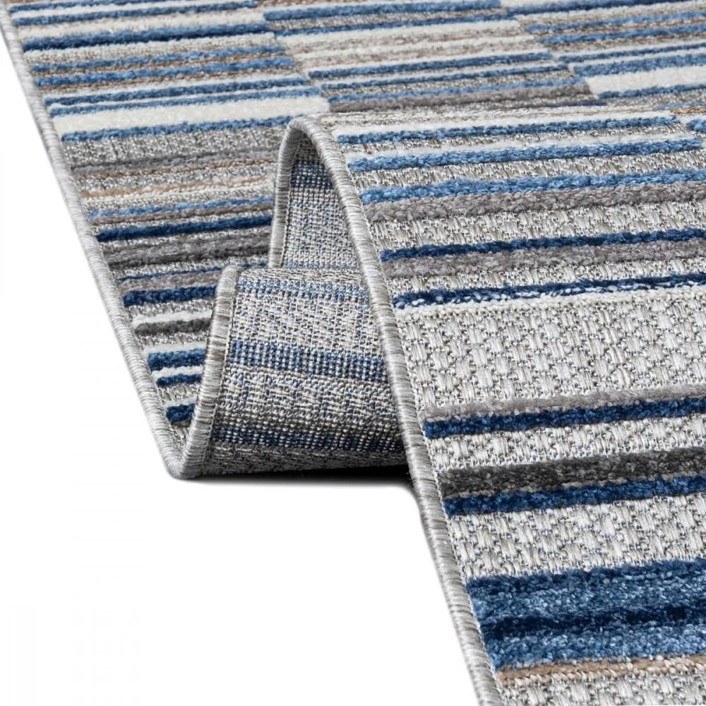 Kusový koberec Avent sivomodrý 120x170cm