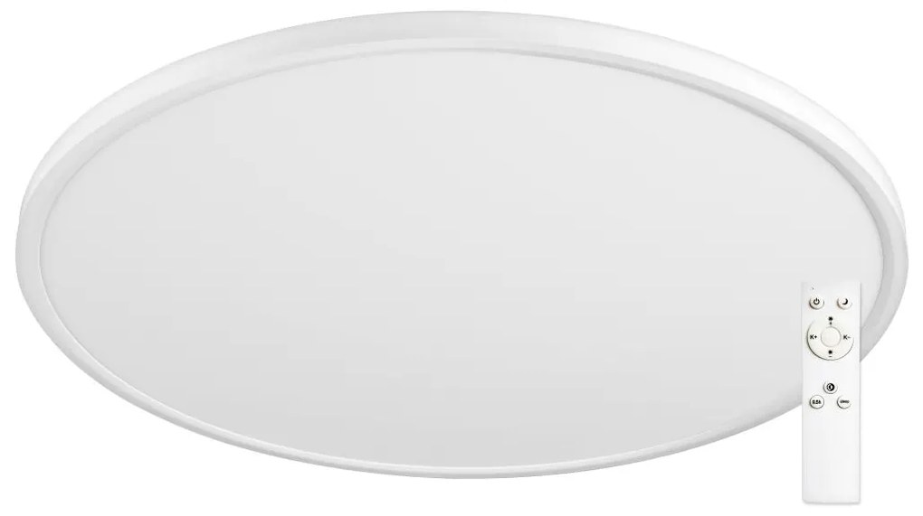 Top Light - LED Stmievateľné stropné svietidlo REVIT LED/70W/230V pr. 75 cm biela Revit 80B RC