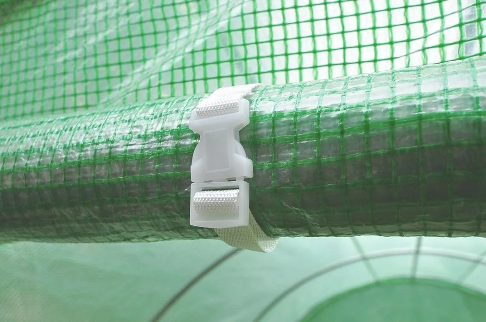 Zahradní fóliovník bílý 3x8m Focus Garden - 2x dveře