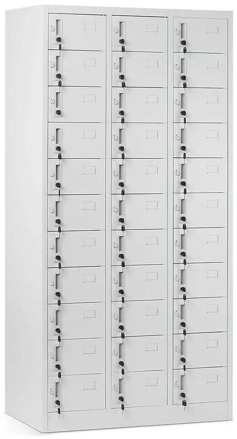 Skriňa Olivier kovová šedý