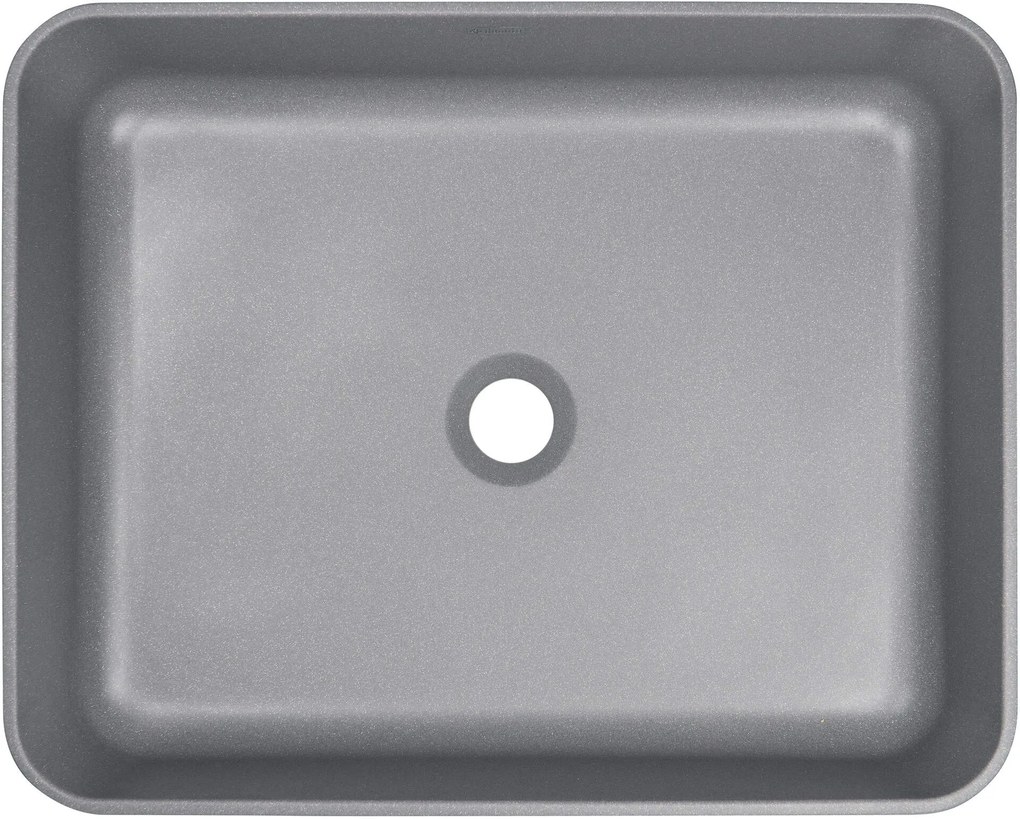 Deante Temisto, granitové umývadlo na dosku 500x400x120mm, šedá metalíza, DEA-CQT_SU5S