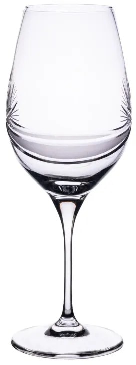 Onte Crystal Bohemia Crystal ručne brúsené poháre na červené víno Mašle 450 ml 2KS