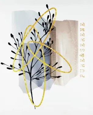 Obraz na plátne Abstrakcia Pure Serene, 40x50 cm%