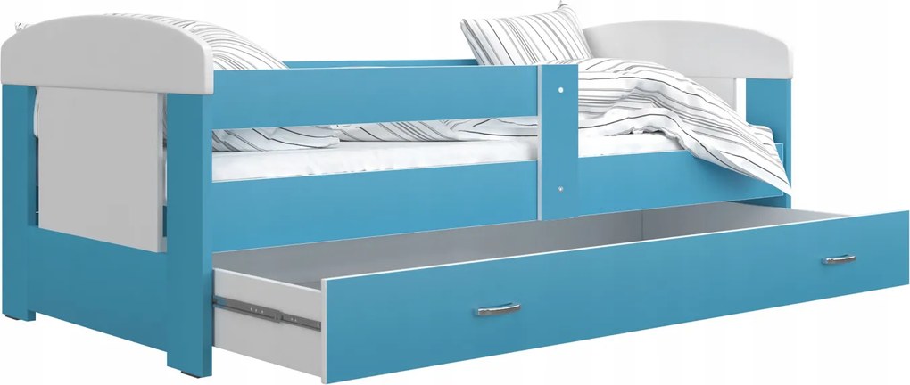 GL Detská posteľ 160x80 Jakub COLOR Farba: Modrá