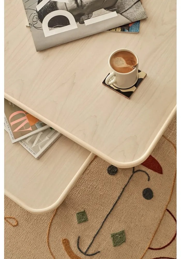 Súprava 2 odkladacích stolíkov Teulat Nest