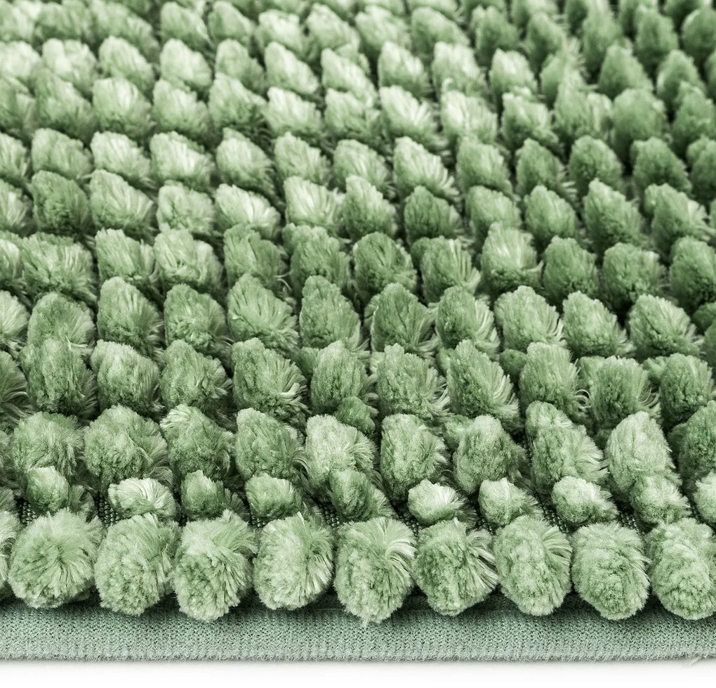 Bo-ma Kúpeľňová predložka Ella micro zelená, 50 x 80 cm