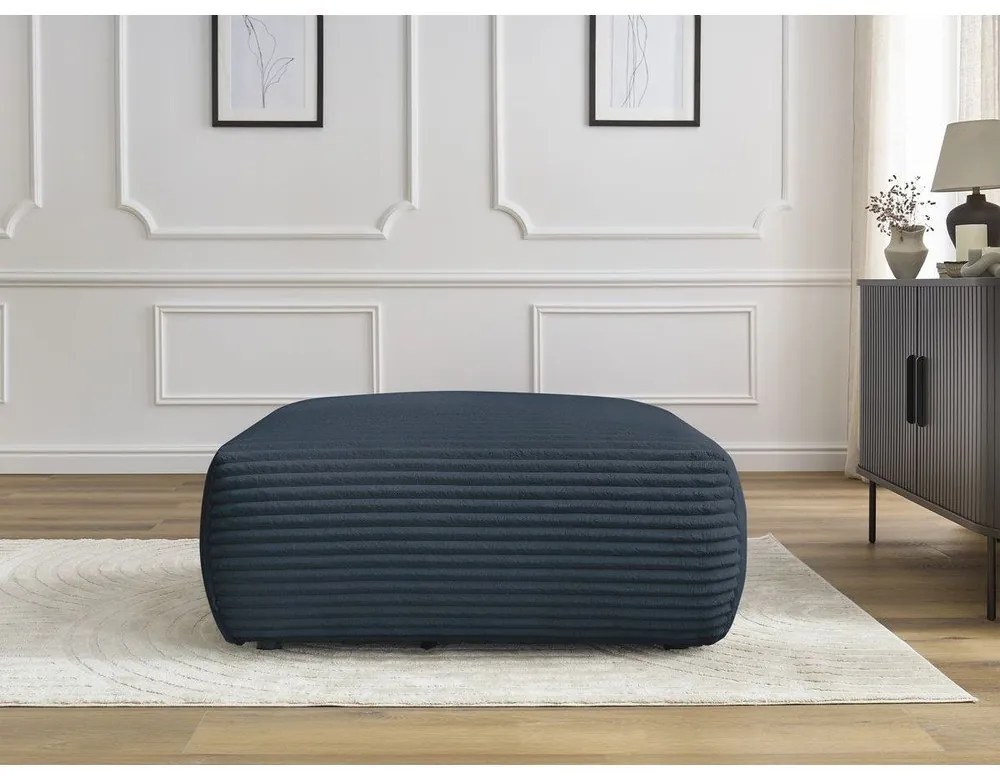 Tmavomodrá menčestrová podnožka Lucien – Bobochic Paris