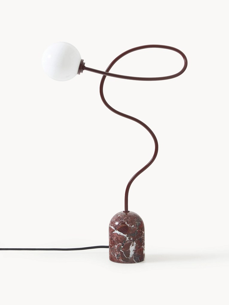 Stolová lampa's mramorovým podstavcom Alina