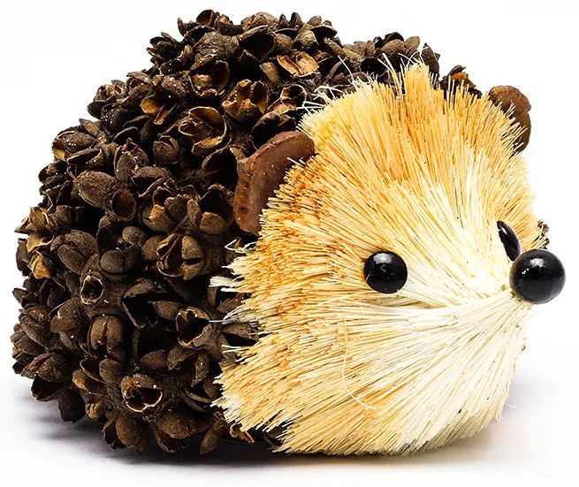 DECOLED Dekorácia ježka, 11x8,5 cm