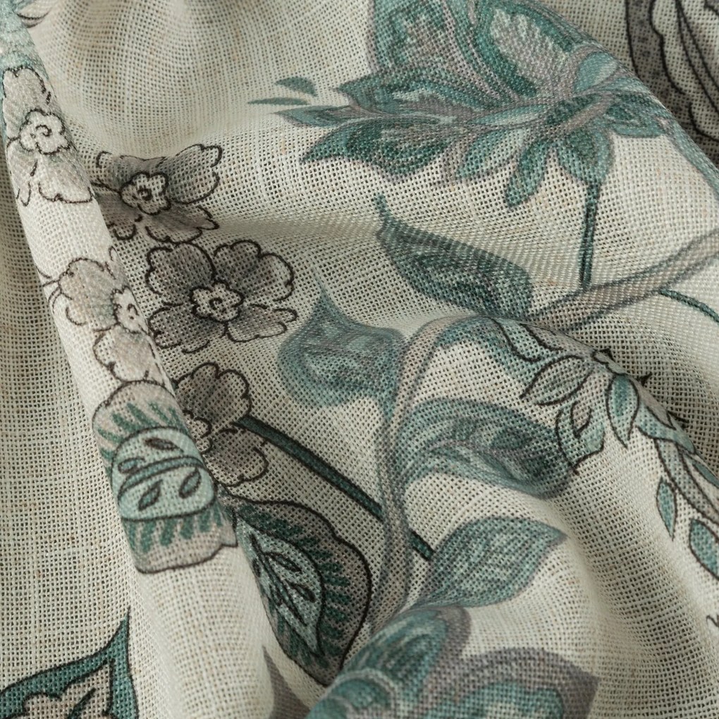 ZÁVES NA KRÚŽKOCH TALI 140X250 CM VZOROVANÁ