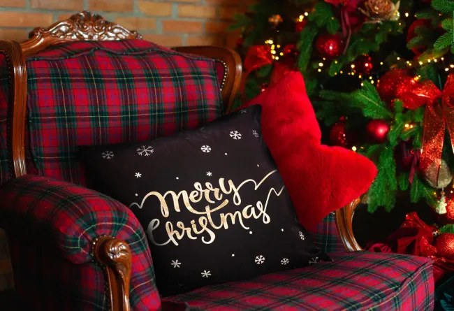 Vianočná obliečka na vankúš BC25