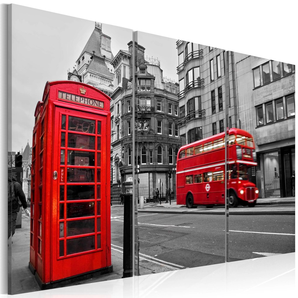 Artgeist Obraz - London life Veľkosť: 90x60, Verzia: Na talianskom plátne