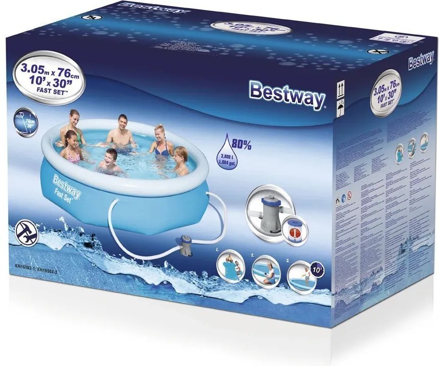 Záhradný bazén 305 x 76 cm Set Bestway 57270