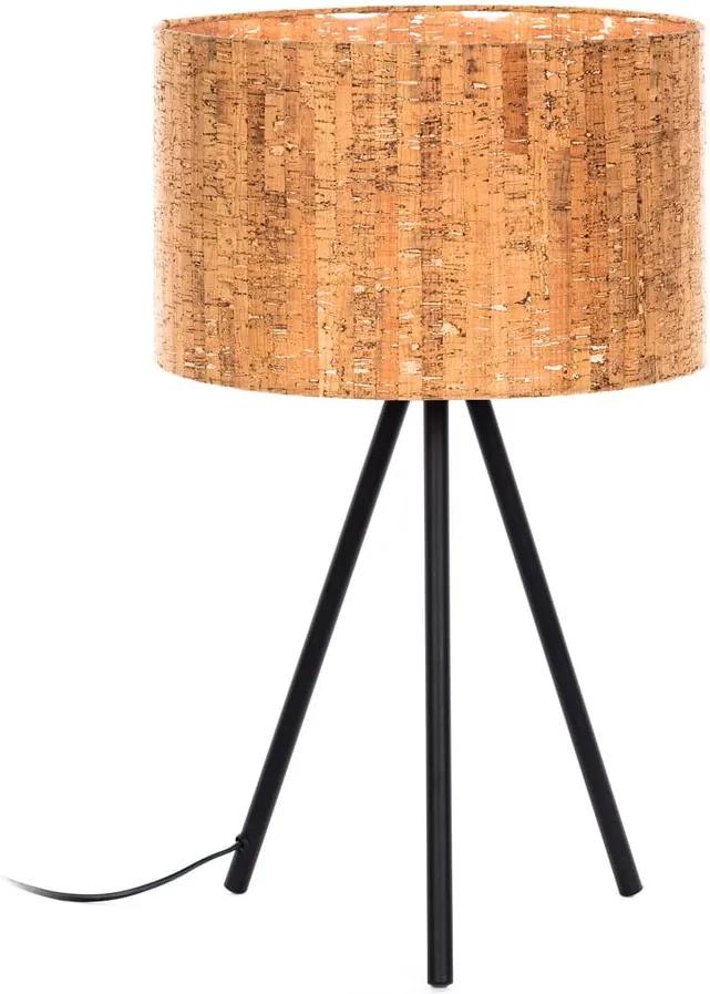 Hnedá stolová lampa La Forma, výška 56 cm