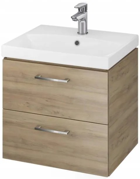 Cersanit Lara City 50, SET skrinka + umývadlo, 494x397x460 mm, orech, S801-155-DSM