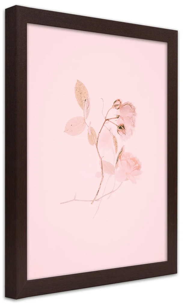 Gario Plagát Pastelová vetvička Farba rámu: Bez rámu, Rozmery: 40 x 60 cm