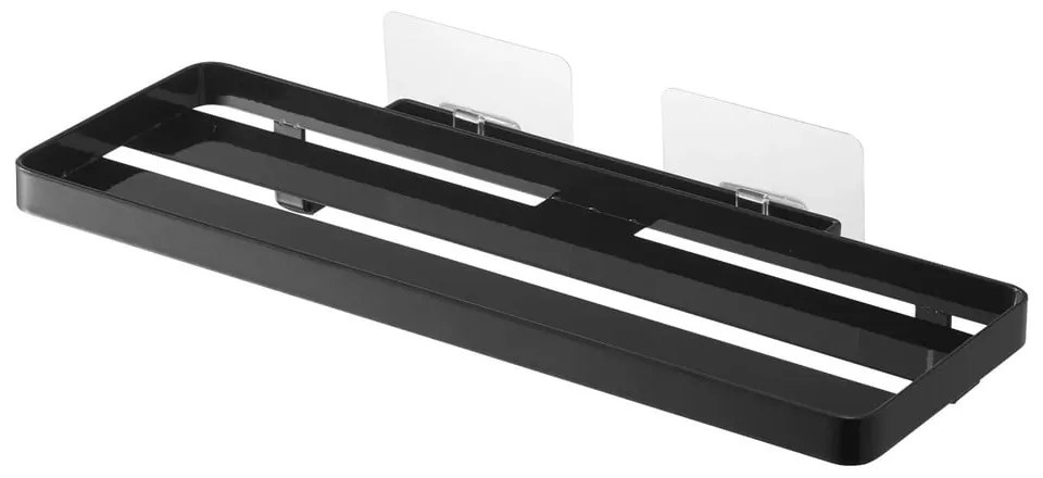 Matne čierna oceľová kúpeľňová polička bez vŕtania Film Hook – YAMAZAKI