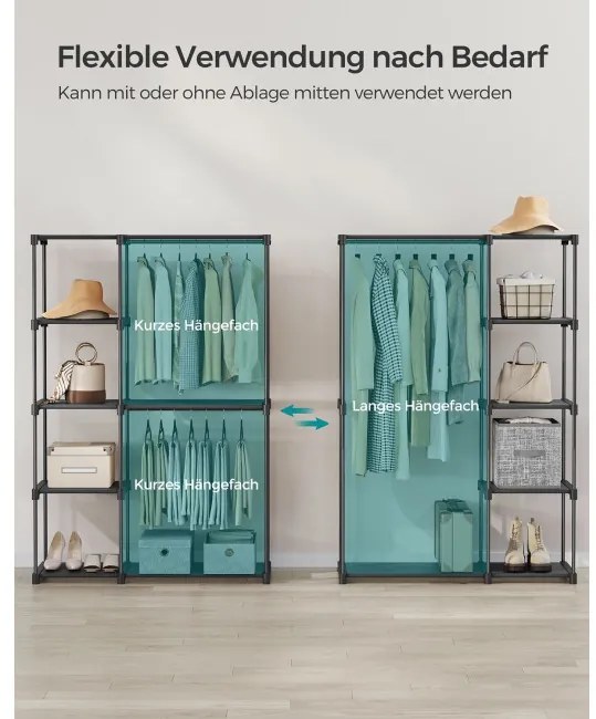 Otvorená šatníková skriňa RYG026B02