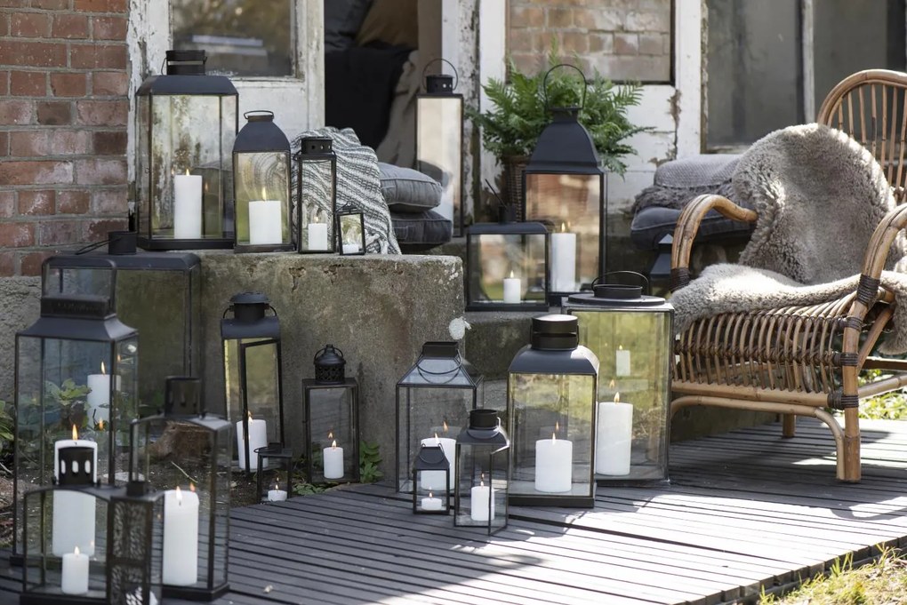 AKCIA Sklenená vonkajšia lucerna NORR II. akosť