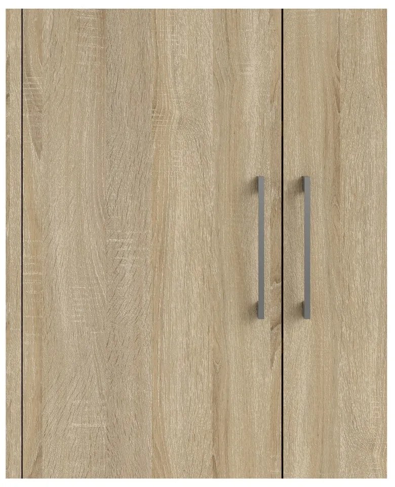 Modulárna knižnica v dekore duba v prírodnej farbe 89x113 cm Prima – Tvilum