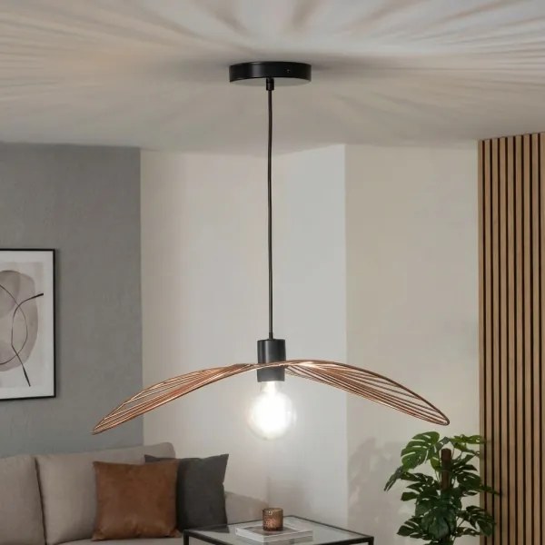 Brilagi - LED závesný luster CERIA WIRE 1xE27/40W/230V 40x56 cm bronz