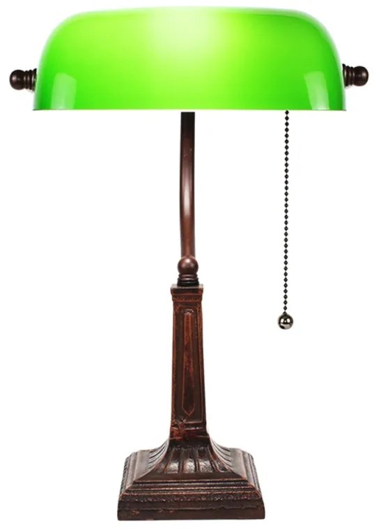 Bankárska zelená pracovná lampa 26*38