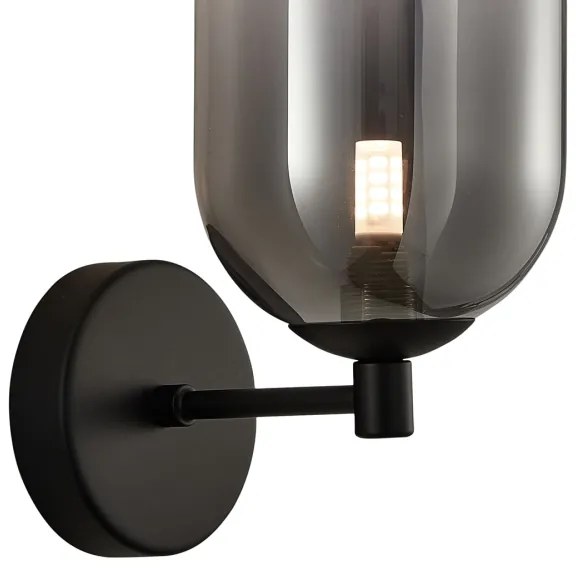 Nástenná lampa ALIAS 1xG9/8W/230V čierna/šedá