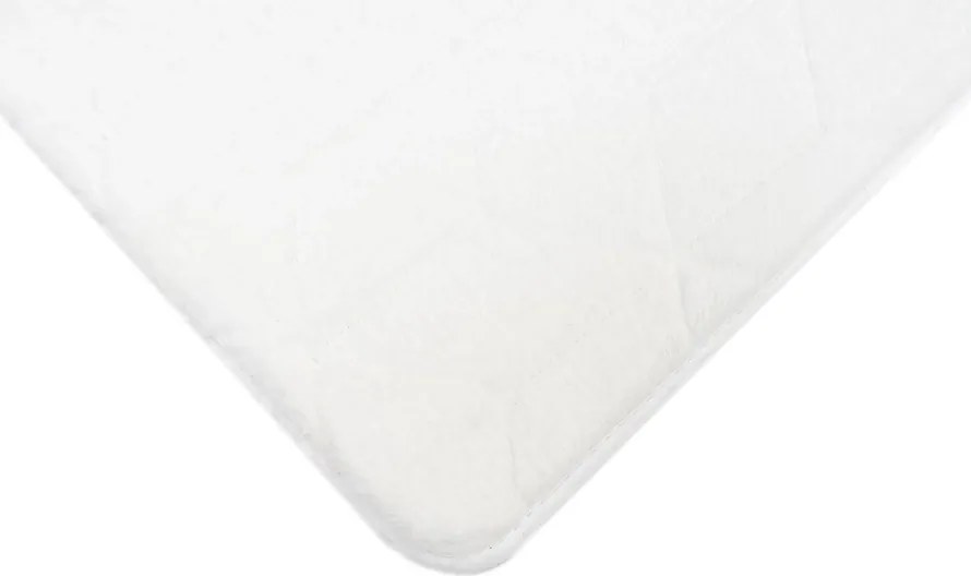 TZ Biely obdĺžnikový koberec 3D Rabbit Rozmer: 120x170 cm