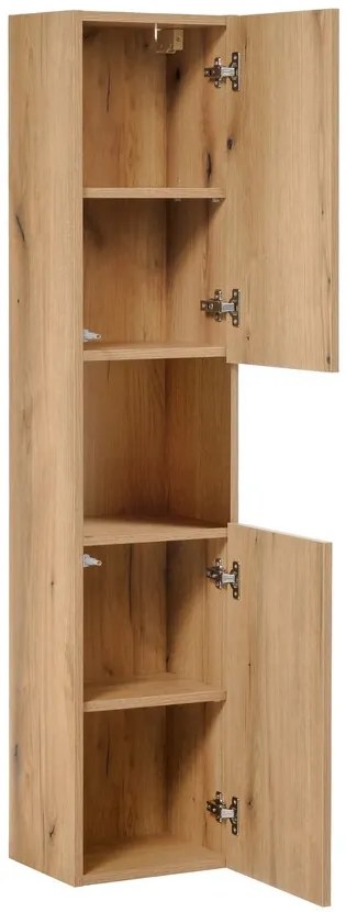 Koupelnová sestava Nova Oak II se skříňkami 140 cm dub evoke/černá