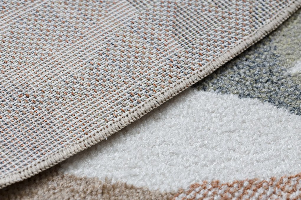 Koberec BONO 8426 kruh, krémový, Džungľa